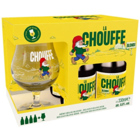 ESTUCHE LA CHOUFFE BLONDE 4*33CL + 1V