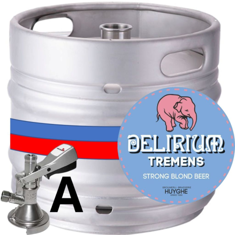 BARRIL DELIRIUM TREMENS METAL 30L
